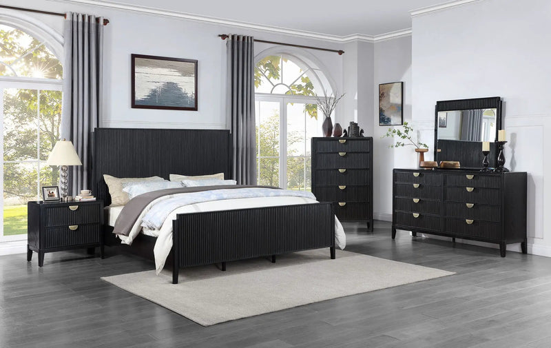 Brookmead 5-piece Eastern King Bedroom Set Black by Unique Piece Furniture
