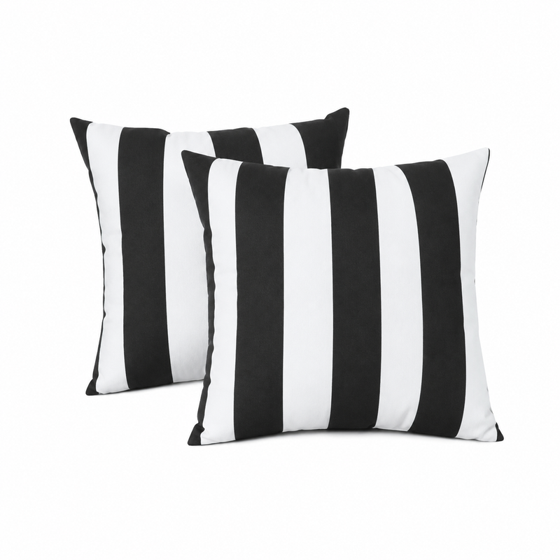 2 Pack Outdoor Pillow Covers - 18x18 Inch by HouseOfZazla
