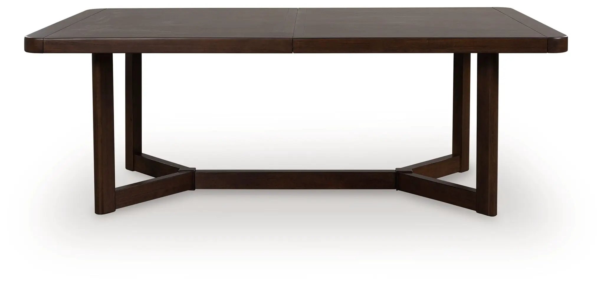 Dilenno - Rectangular Dining Room Extension Table - Dark Brown by Unique Piece Furniture