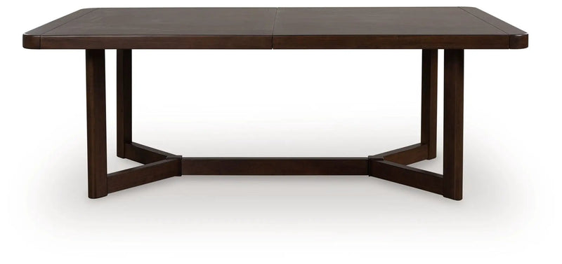 Dilenno - Rectangular Dining Room Extension Table - Dark Brown by Unique Piece Furniture