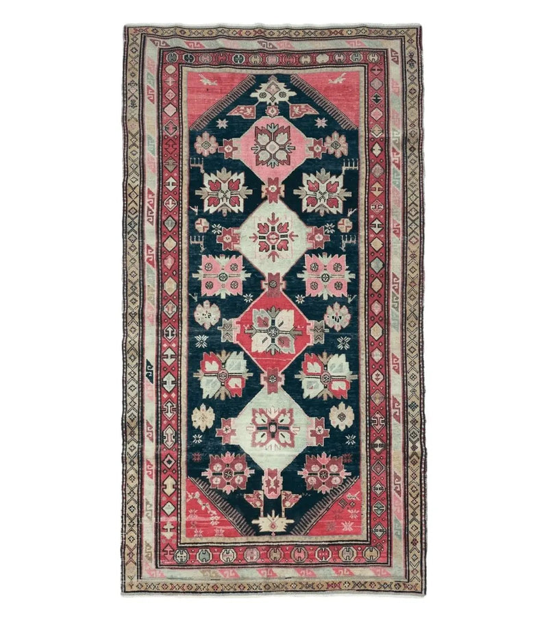 5' X 9' Antique Karabagh Caucasian Rug Handmade Wool Carpet Organic Dyes Nice by Jewel Rugs