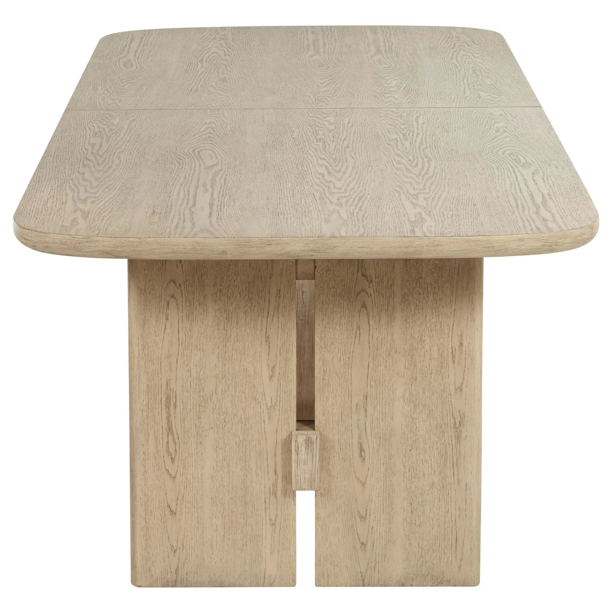 Kailani 110-inch Rectangular Wood Dining Table Beige Oak by Unique Piece Furniture