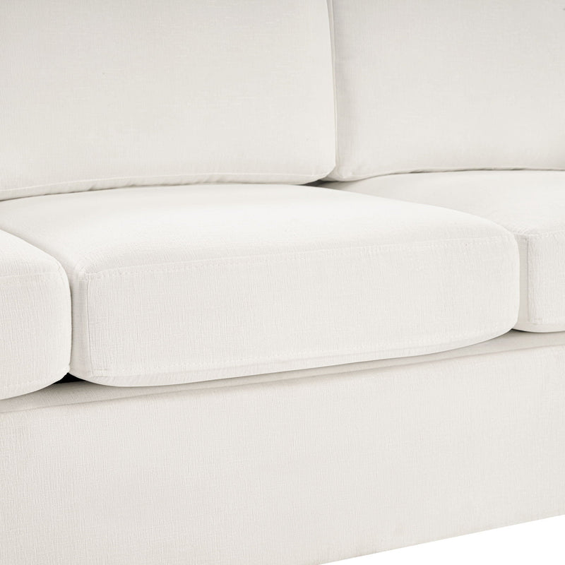 Modern 3 Seater Sofa With Curved Backrest by HouseOfZazla