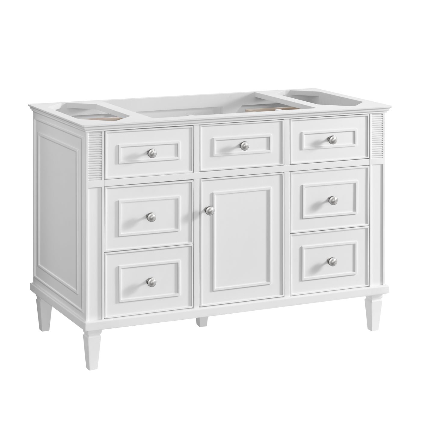 James Martin Lorelai 48" Single Bathroom Vanity, Bright White, view 25