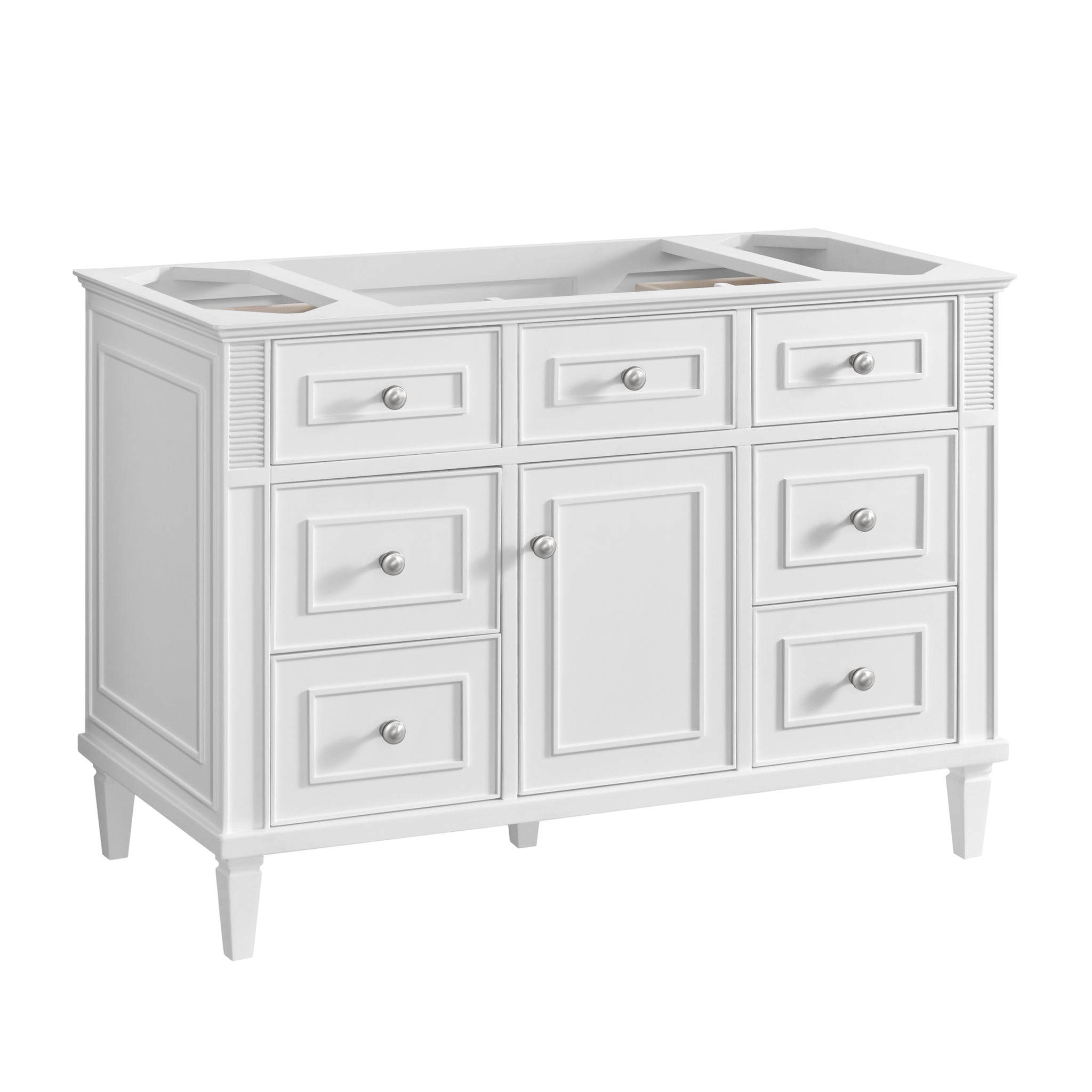 James Martin Lorelai 48" Single Bathroom Vanity, Bright White, view 25