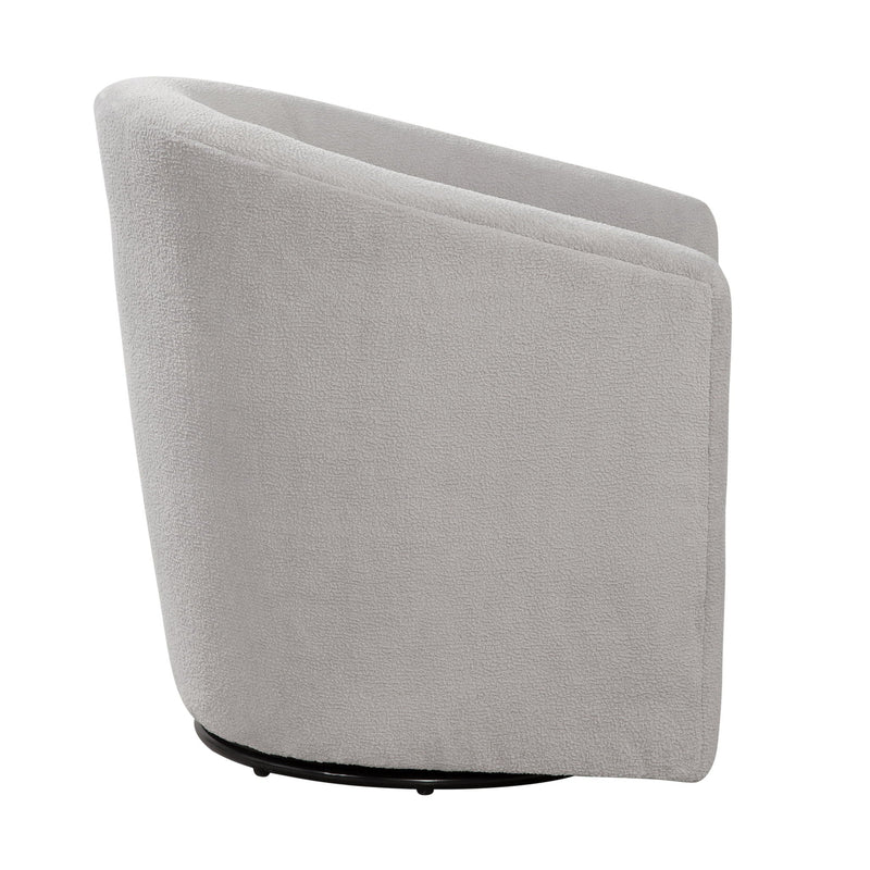 Oaklynn - Barrel Style Swivel Accent Chair by HouseOfZazla