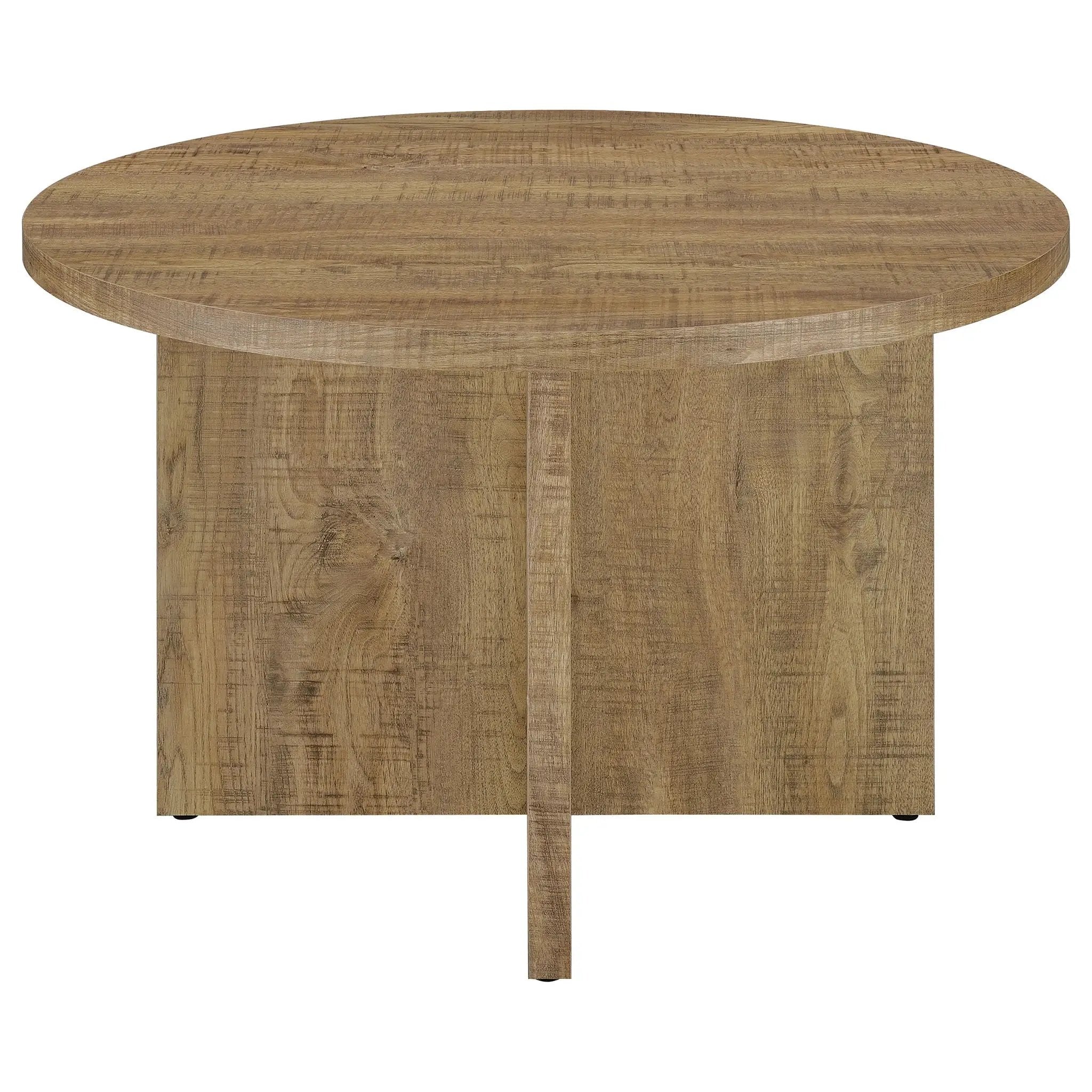 Jamestown Round 47-inch Composite Wood Dining Table Mango by Unique Piece Furniture