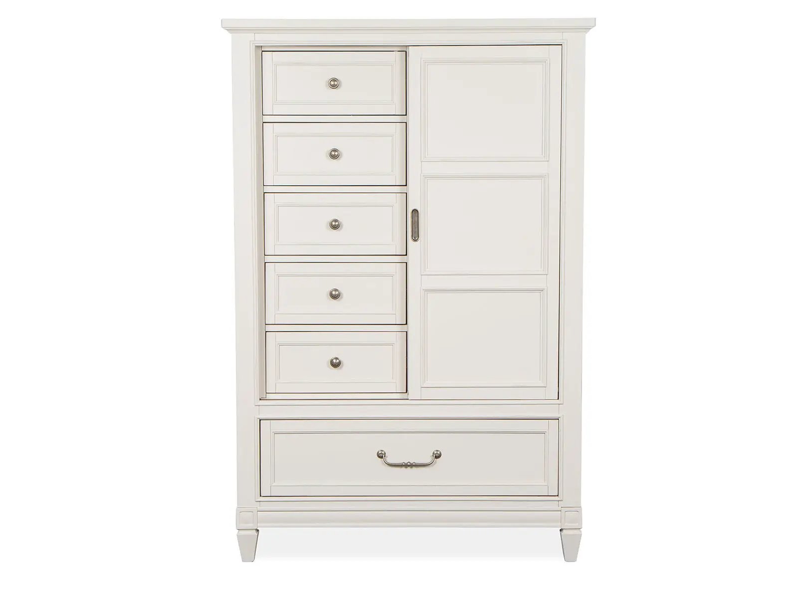 Willowbrook - Door Chest - Egg Shell White With Slight Rub Through by Unique Piece Furniture
