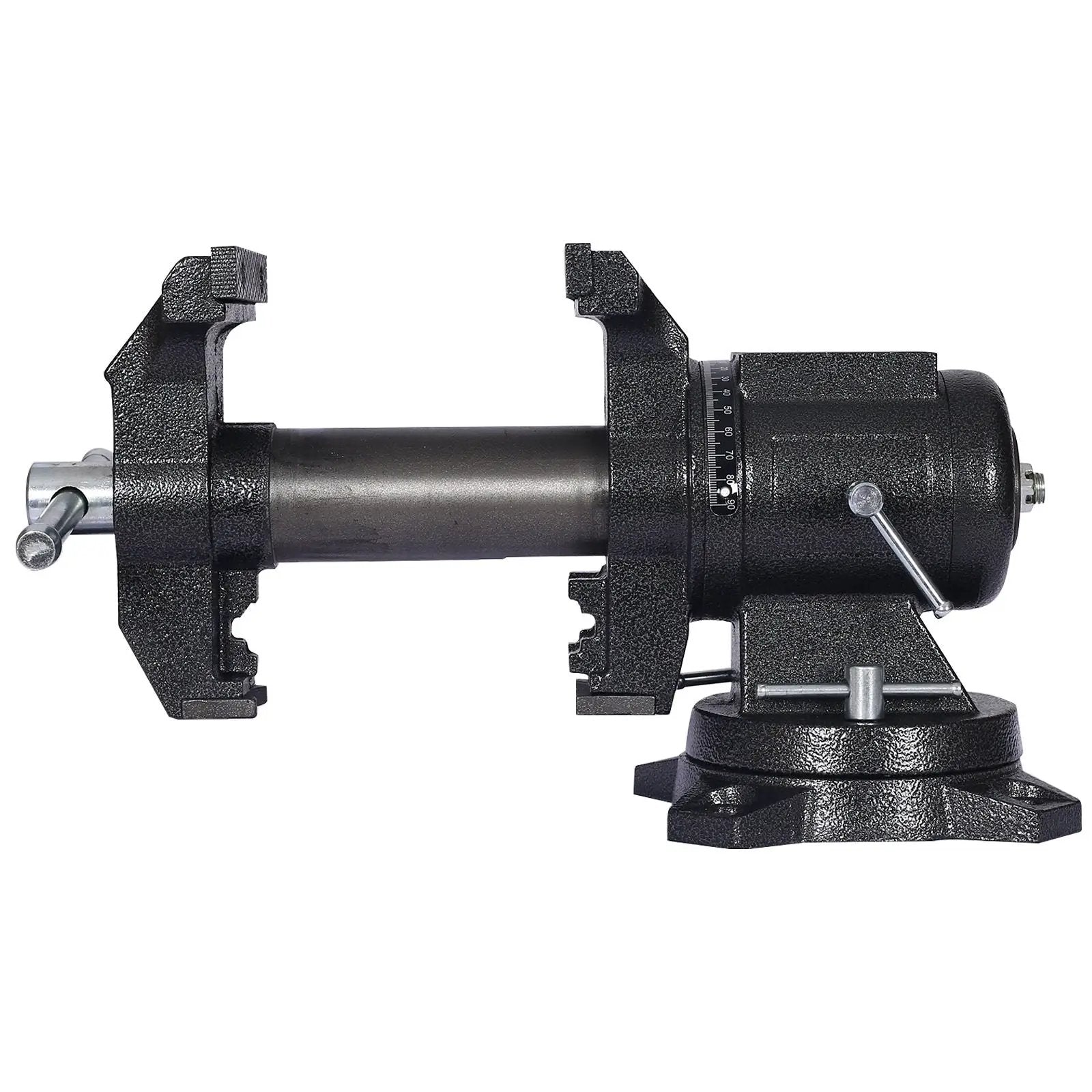 Heavy Duty 5" Multi Jaw Rotating Bench Vise with 360° Swivel Base and Head by HouseOfZazla