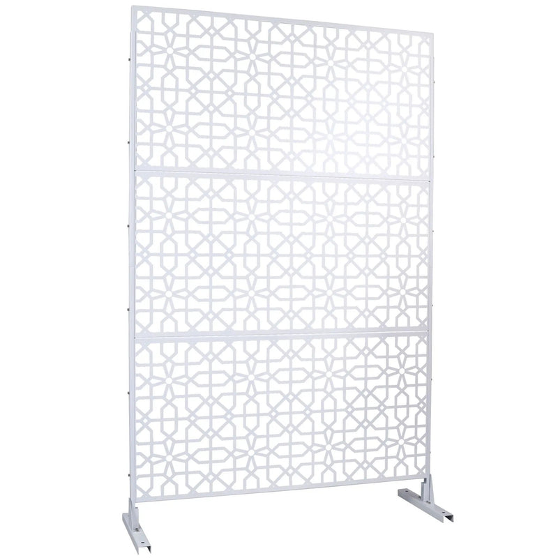 Outdoor & Indoor Metal Freestanding Decorative Privacy Screen by HouseOfZazla