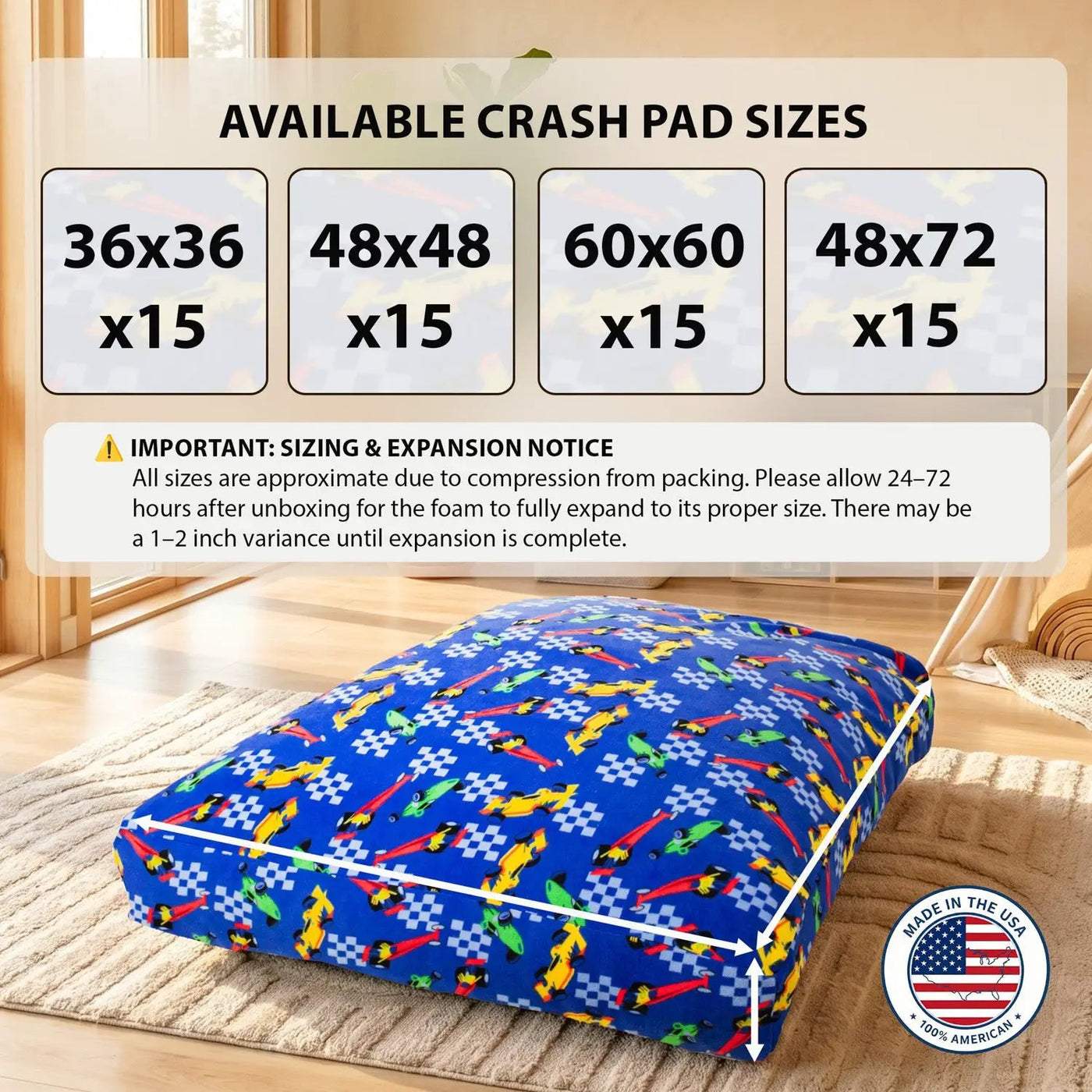 Sensory Crash Pad for Kids & Adults by HouseOfZazla