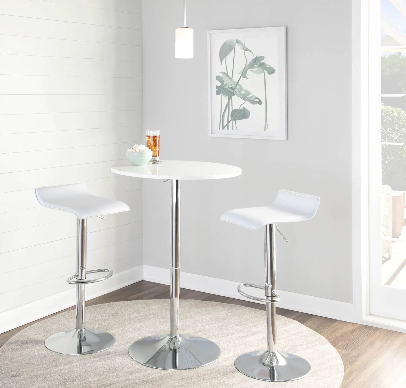 Elia - Contemporary Adjustable Bar Table by HouseOfZazla