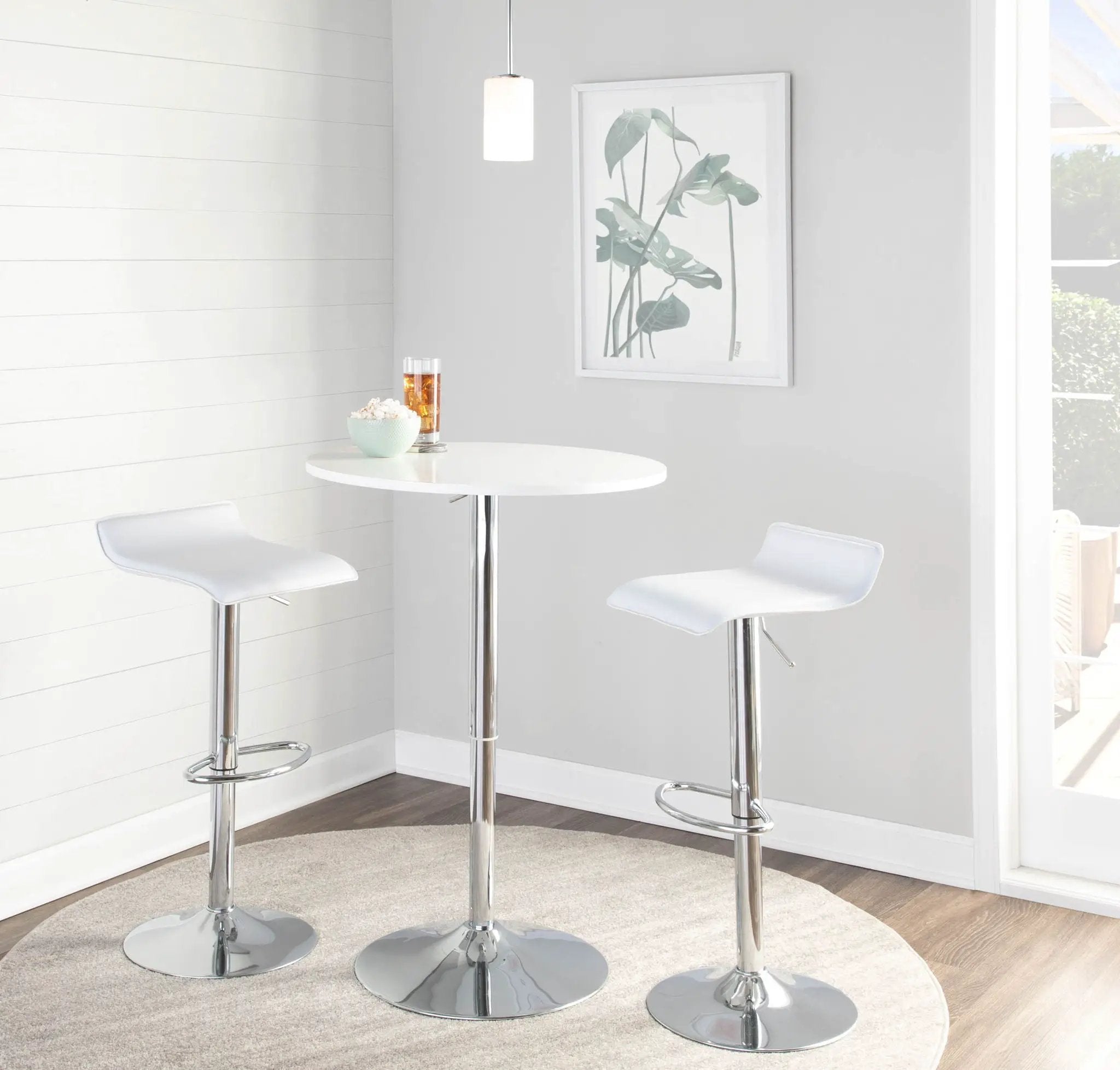 Elia - Contemporary Adjustable Bar Table by Unique Piece Furniture