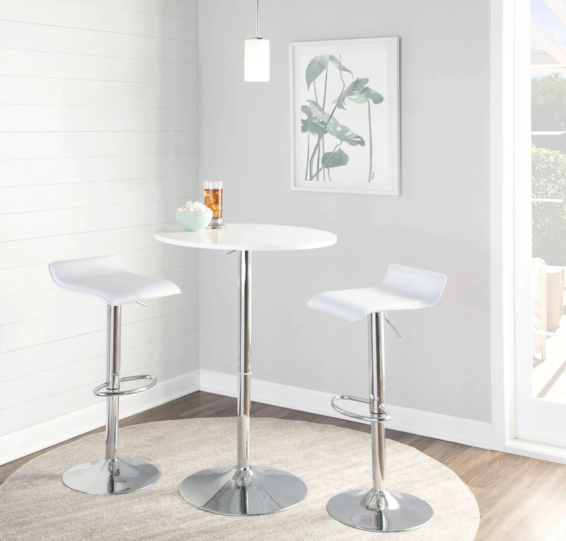 Elia - Contemporary Adjustable Bar Table by Unique Piece Furniture