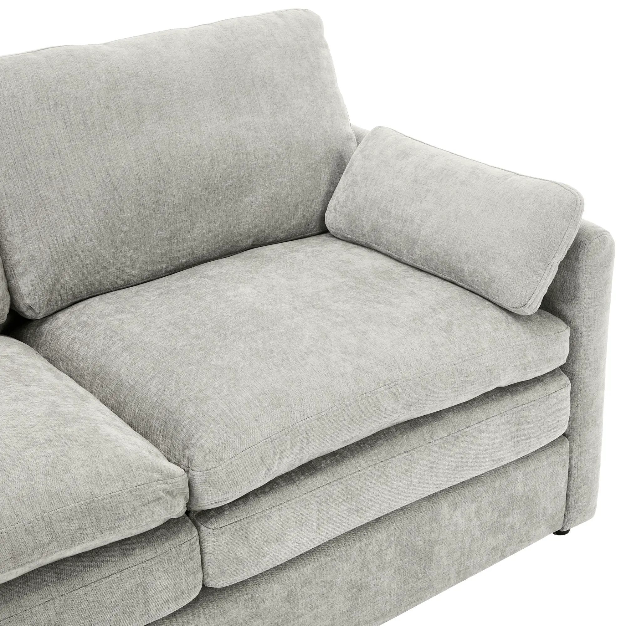 Cozy Upholstered Cushion Armchair For Living Room by HouseOfZazla