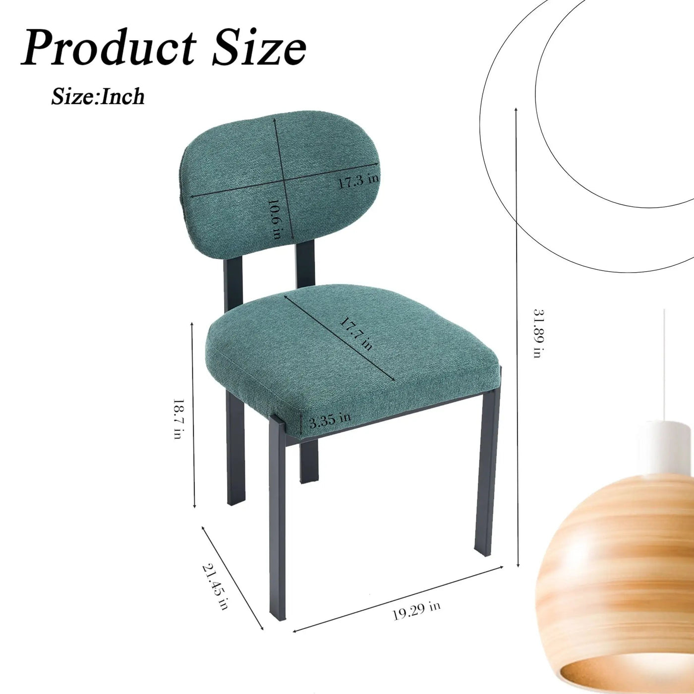 Dining Armless Chairs (Set of 2) by Unique Piece Furniture