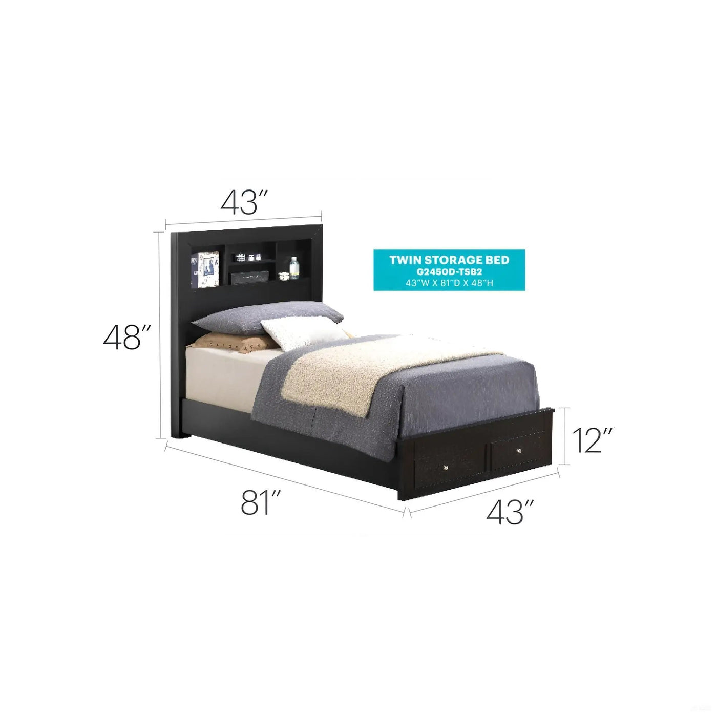 Stylish Storage Bed For Modern Spaces by HouseOfZazla
