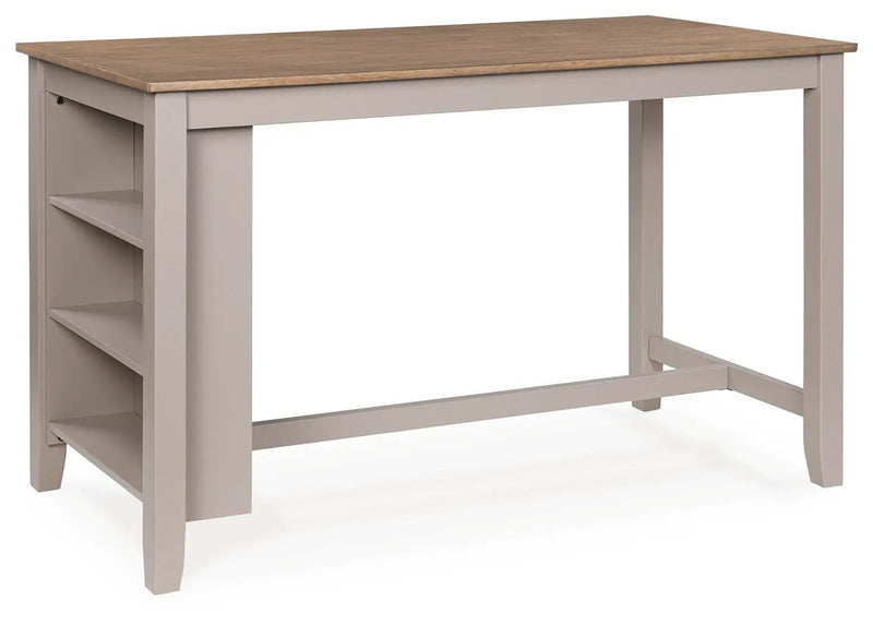 Harperfeld - Rectangular Dining Room Counter Table - Natural / Gray by Unique Piece Furniture