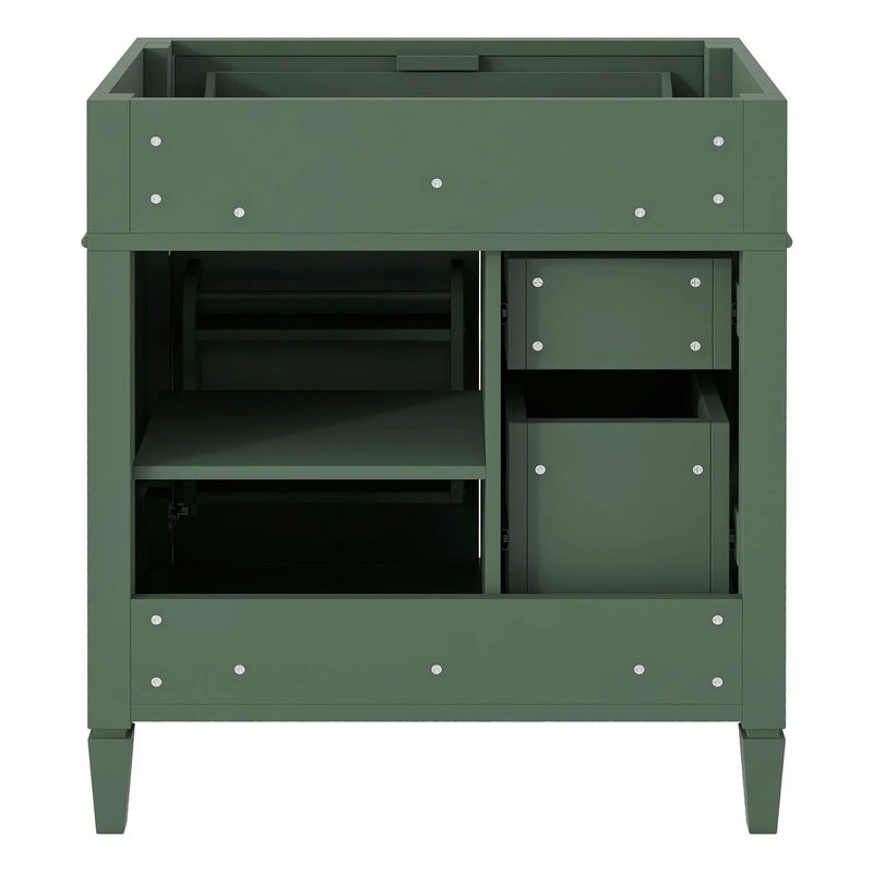 Bathroom Vanity With 2 Drawers And Tip-Out Drawer, Storage Cabinet by HouseOfZazla