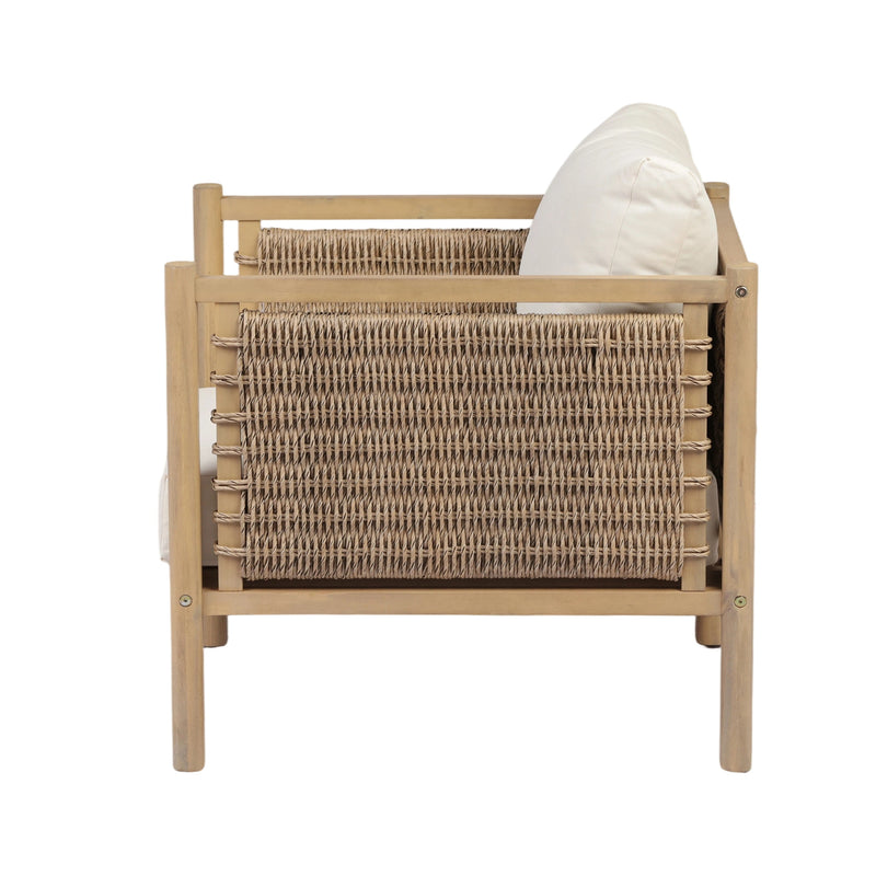 Outdoor Acacia Wood Patio Chair by HouseOfZazla