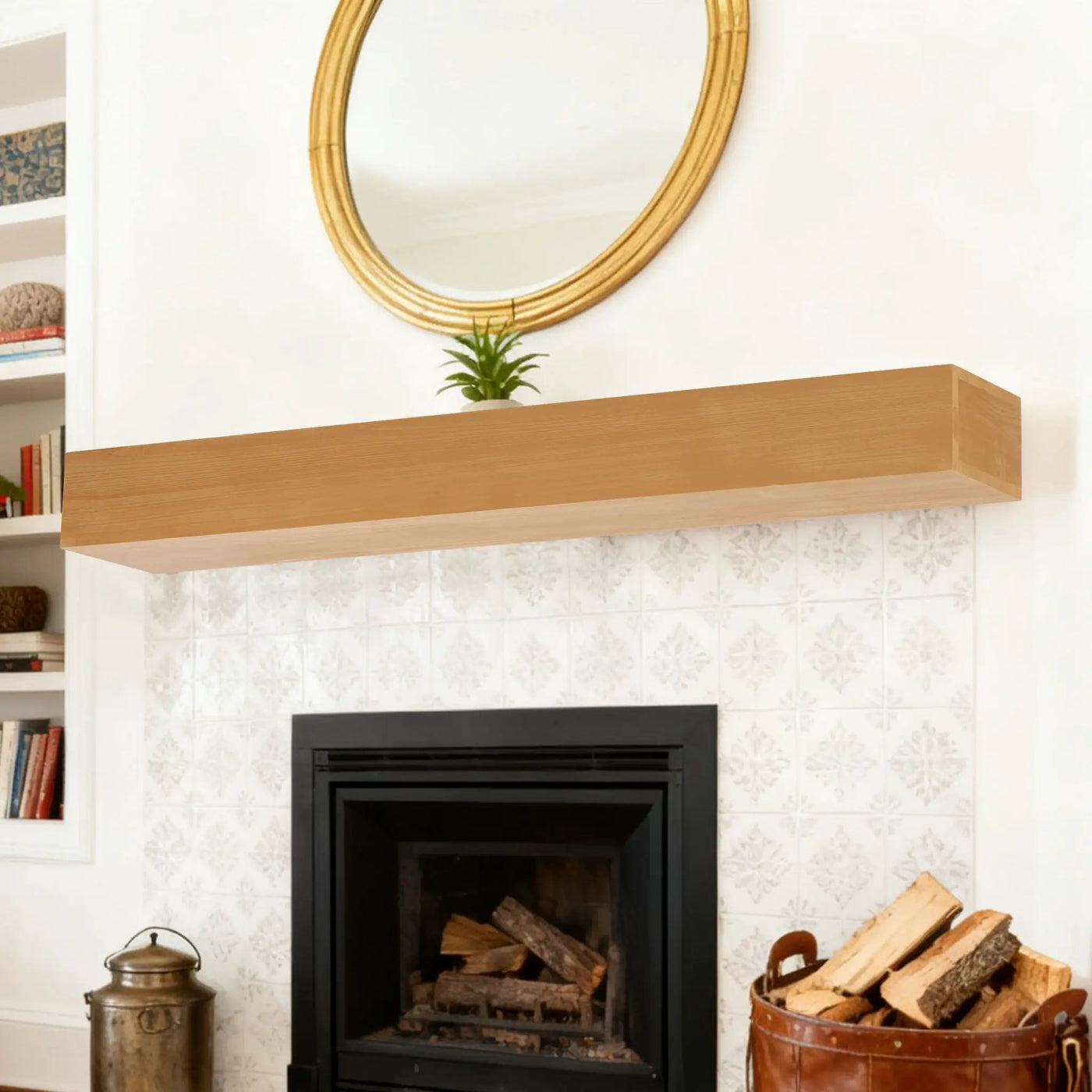 Fireplace Mantel Floating Shelf For Home Decor by Unique Piece Furniture