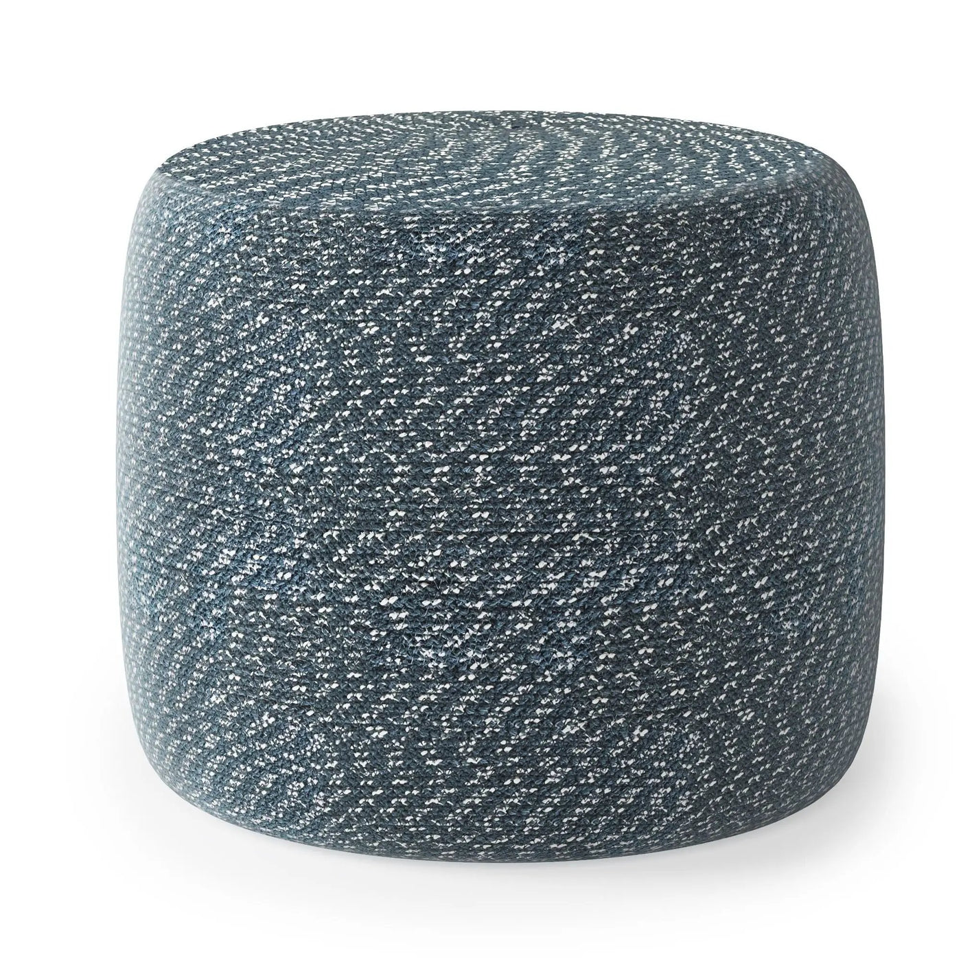Bayley - Versatile Round Braided Pouf by Unique Piece Furniture