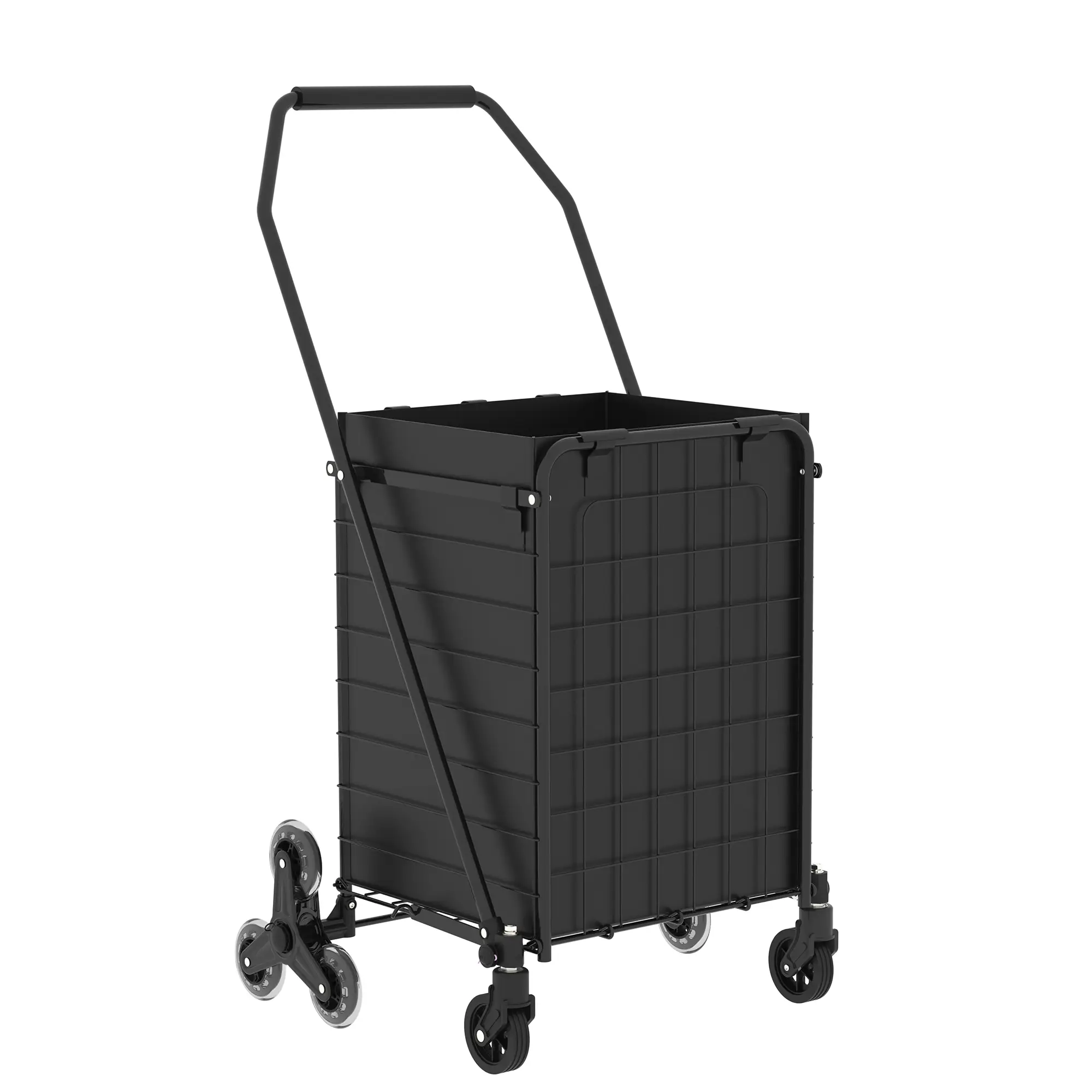 Foldable Utility Shopping Cart on Wheels by HouseOfZazla