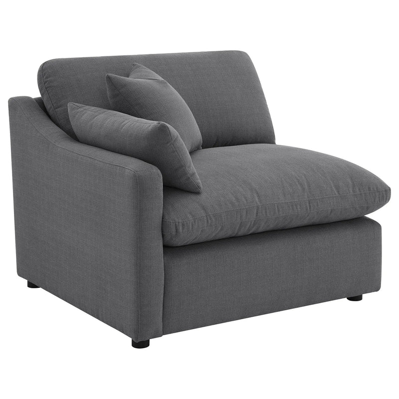 Hobson 5-piece Upholstered Modular Sectional Sofa Charcoal by Unique Piece Furniture