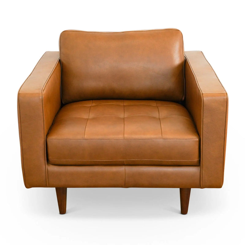 Catherine - Lounge Chair - Brown / Tan by HouseOfZazla