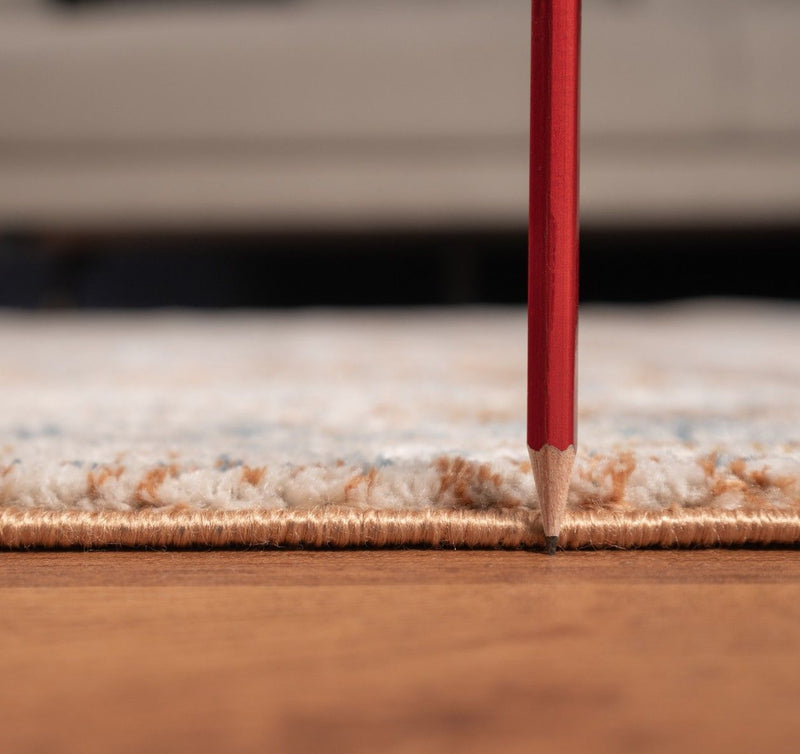 Noble - 5'3" X 7'3" Area Rug - Rust by HouseOfZazla