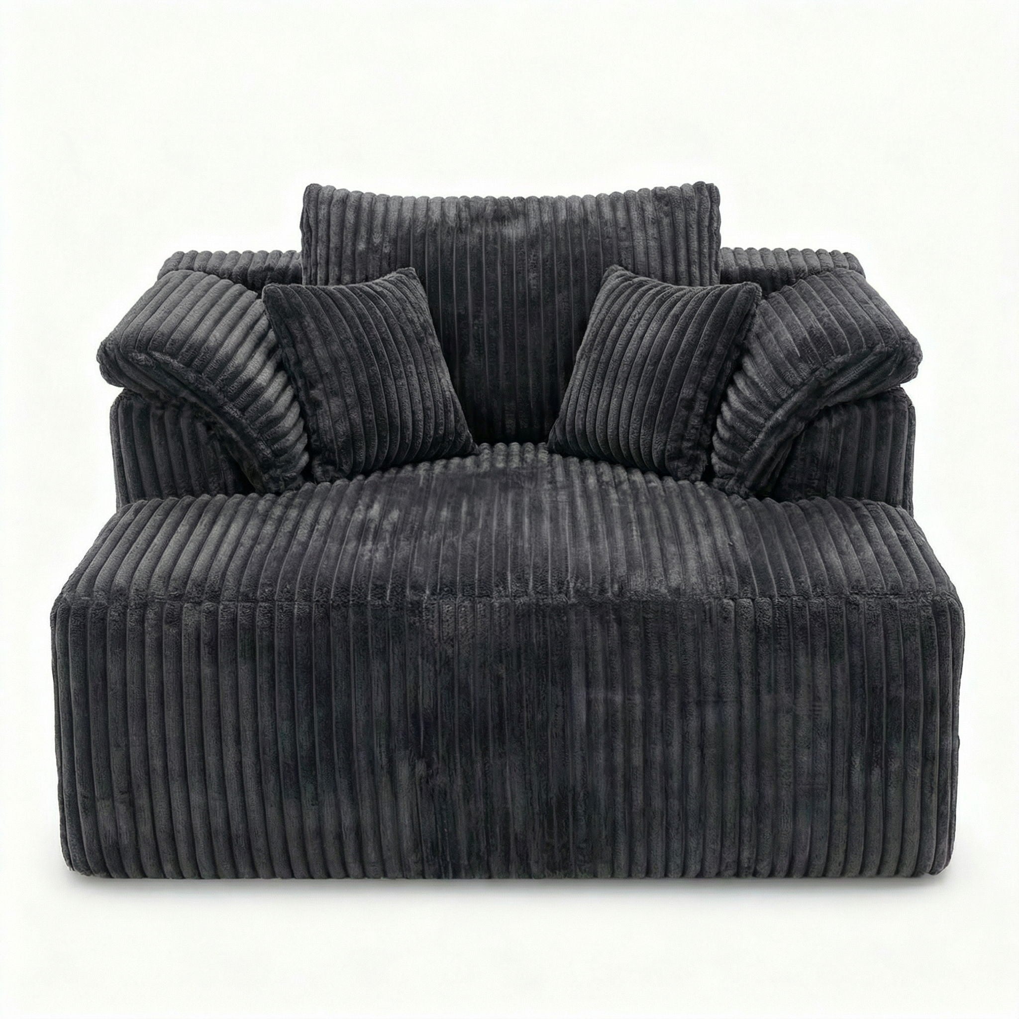 Chaise Lounge Chair, Deep Seat Sleeper Couch For Living Room by HouseOfZazla