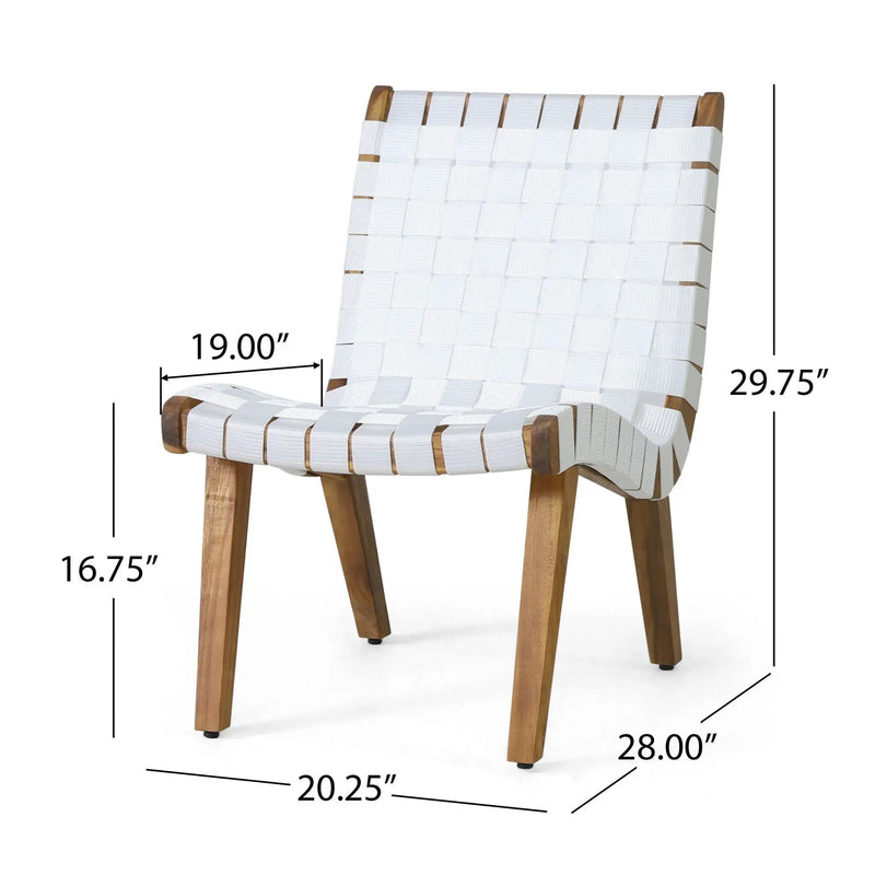 Charlotte Lounge Chair - White by HouseOfZazla
