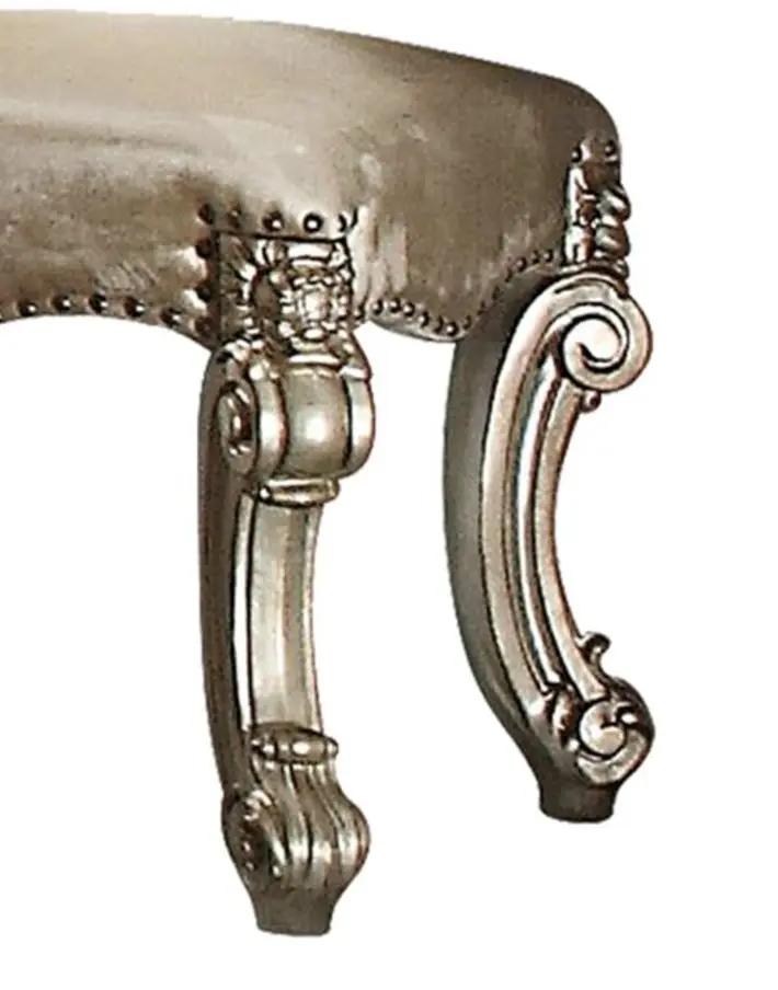 Vendome - Vanity Stool - Gold Patina / Bone by HouseOfZazla