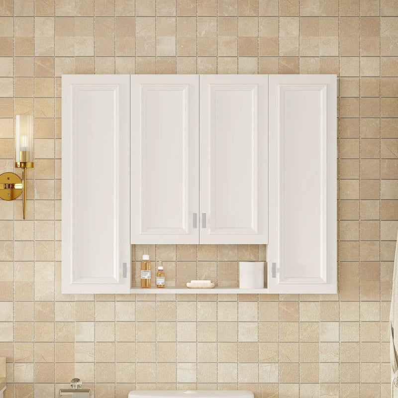 Wall Mounted Bathroom Cabinet With 5 Adjustable Shelves by HouseOfZazla