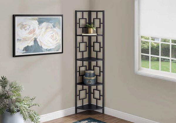 4 Tier Corner Bookshelf - Contemporary & Modern