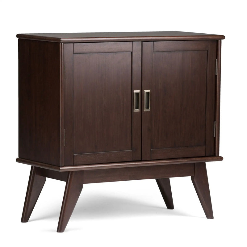 Draper - Low Storage Cabinet - Medium Auburn Brown by HouseOfZazla