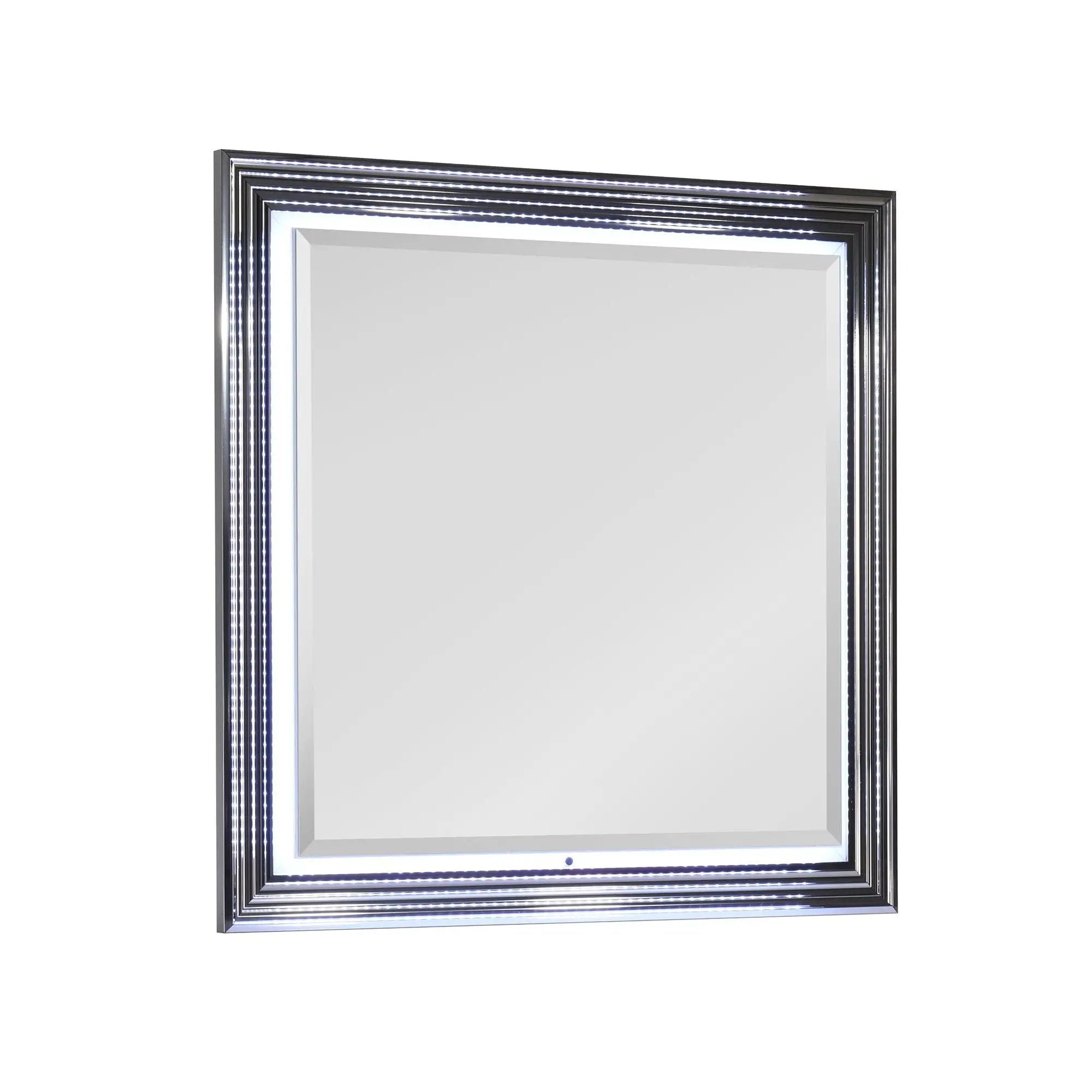 Moon - Smooth Mirror With LED - White by HouseOfZazla