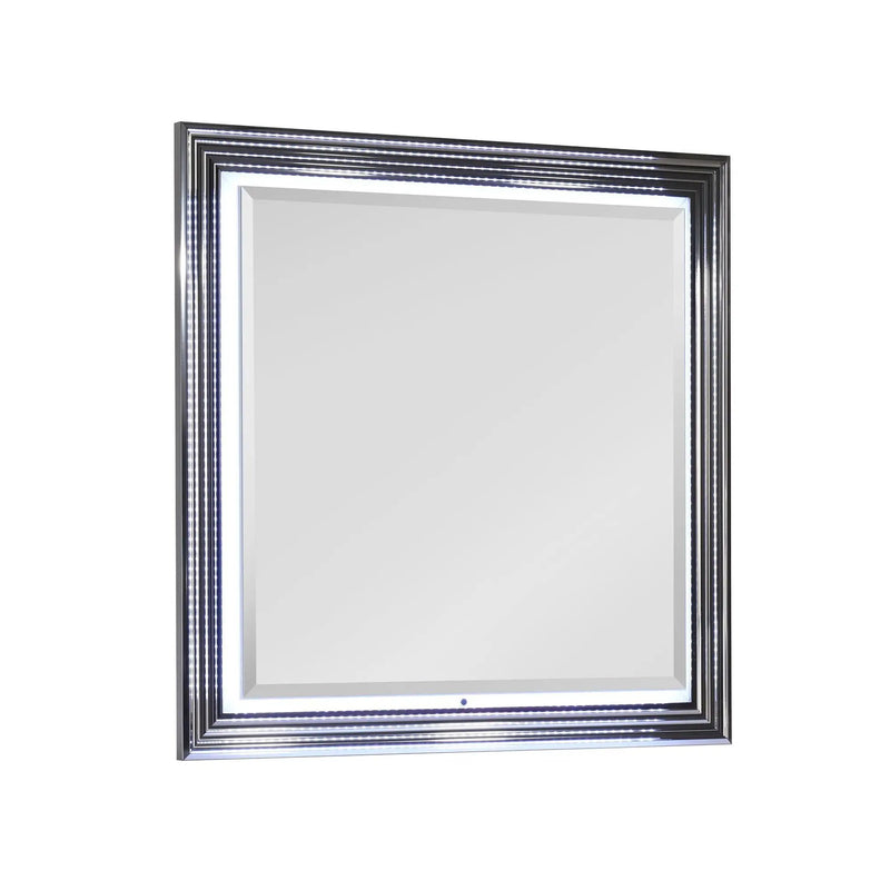 Moon - Smooth Mirror With LED - White by HouseOfZazla