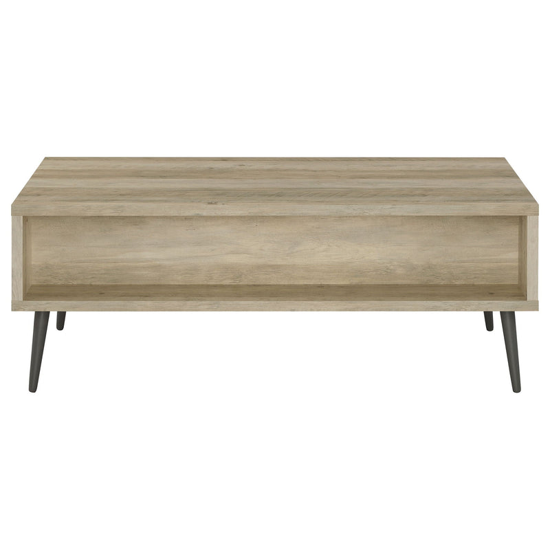 Welsh 1-drawer Engineered Wood Coffee Table Distressed Pine by Unique Piece Furniture
