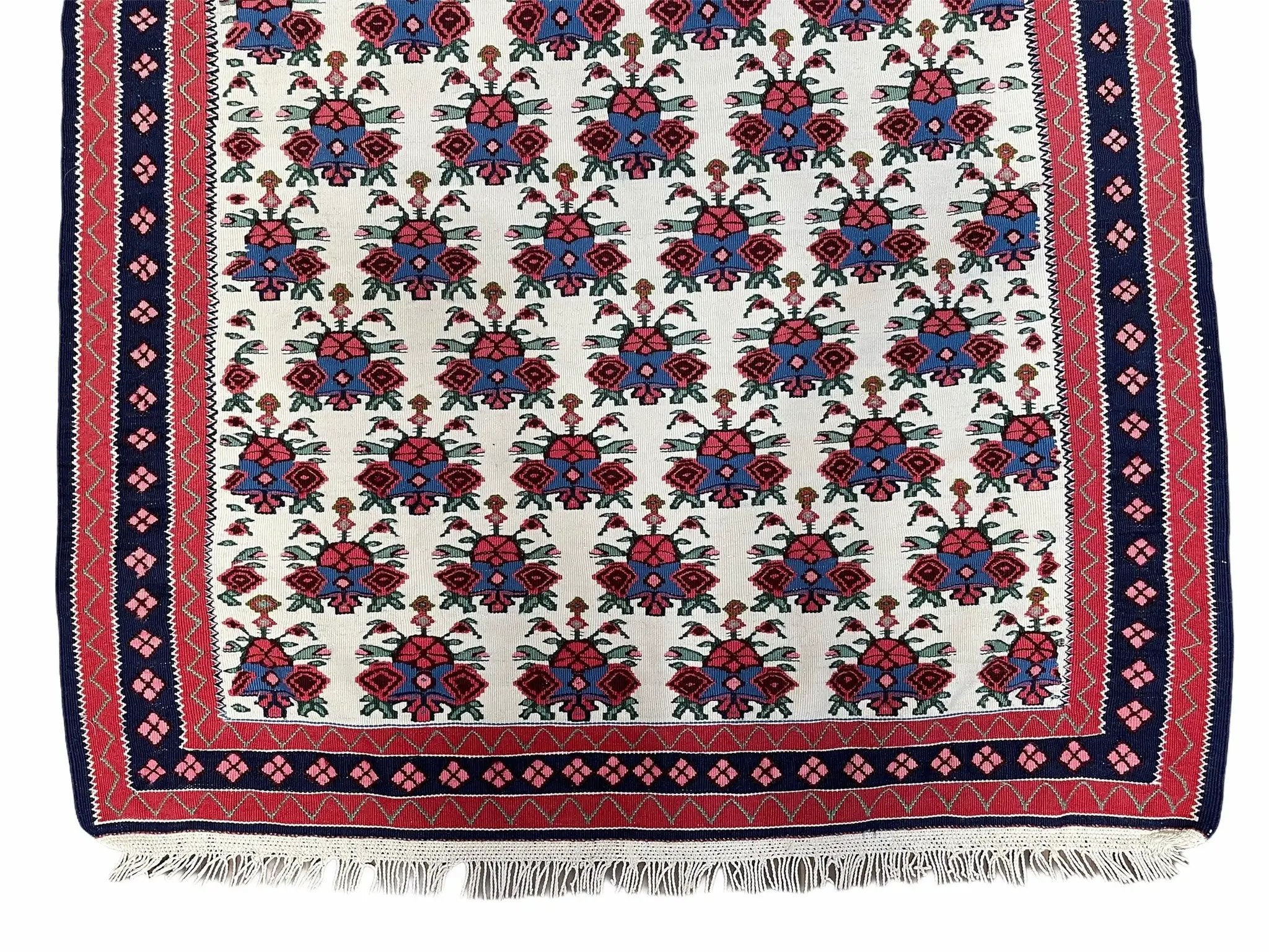 3x5 Vintage Kurdish Senneh Kilim Rug 3 x 5 Heirloom Rug Flatweave Antique Rug Playroom Rug Collectible Rug Beige Kilim by Jewel Rugs