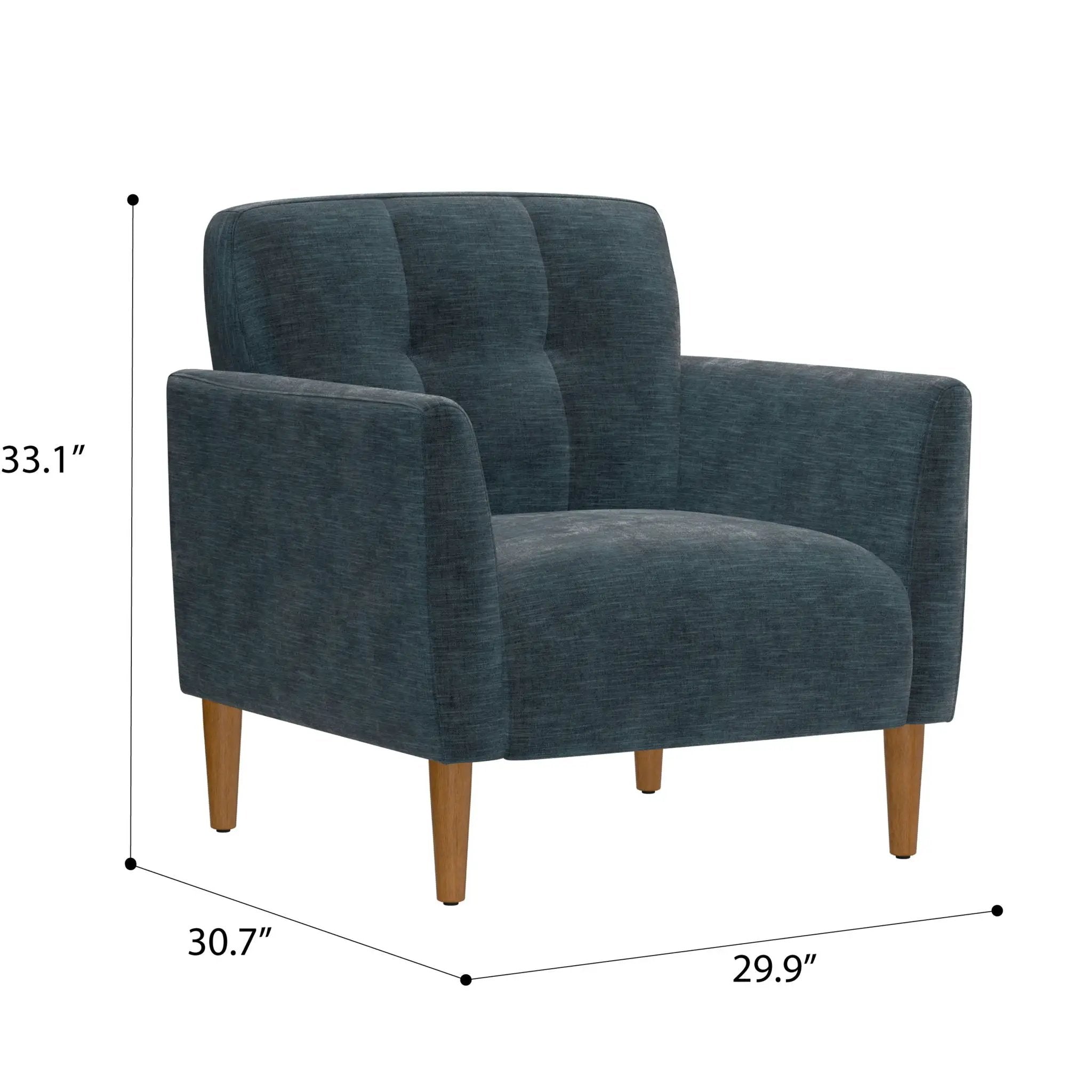 Accent Chair, Transitional - Blue by Unique Piece Furniture