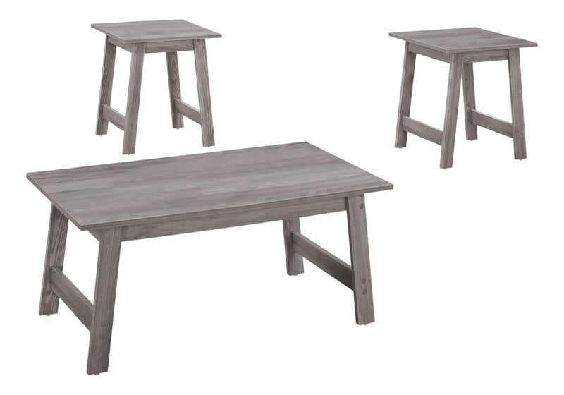 Table Set, Coffee, End, Side, Accent, Living Room Transitional (Set of 3) by HouseOfZazla