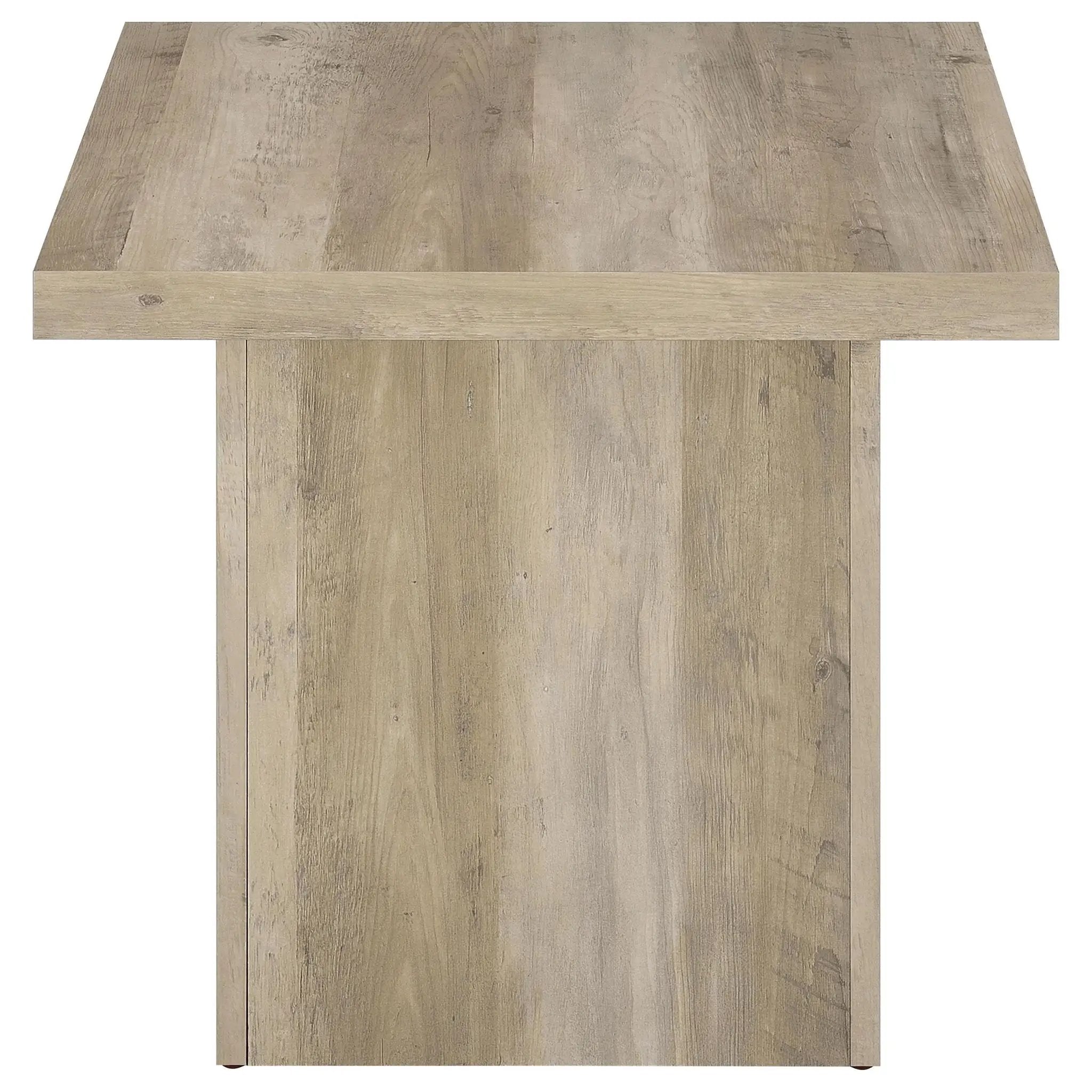 Devar 2-piece Square Coffee End Table Set Distressed Pine by Unique Piece Furniture
