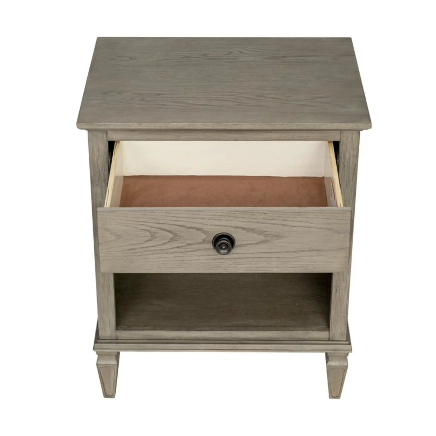 Victoria - Nightstand With Open Storage by HouseOfZazla