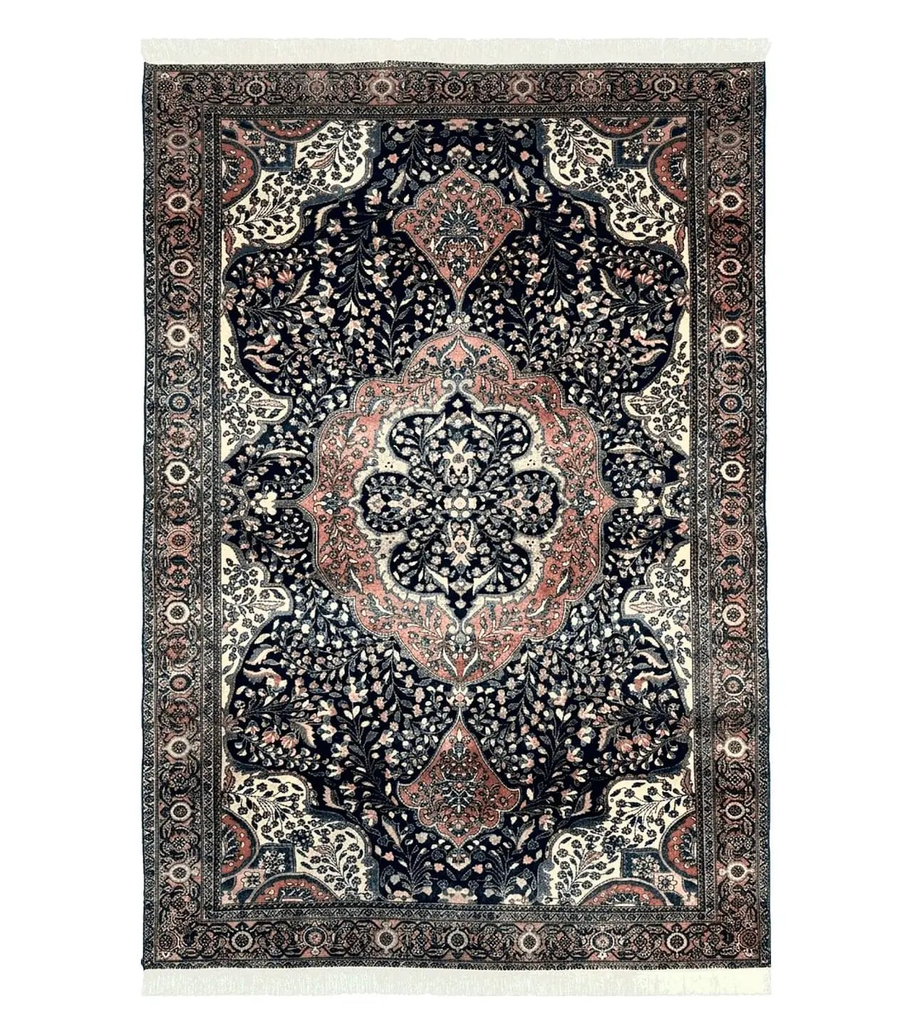 Antique Persian Sarouk Farahan Rug 4x7, Collectible Persian Carpet by Jewel Rugs