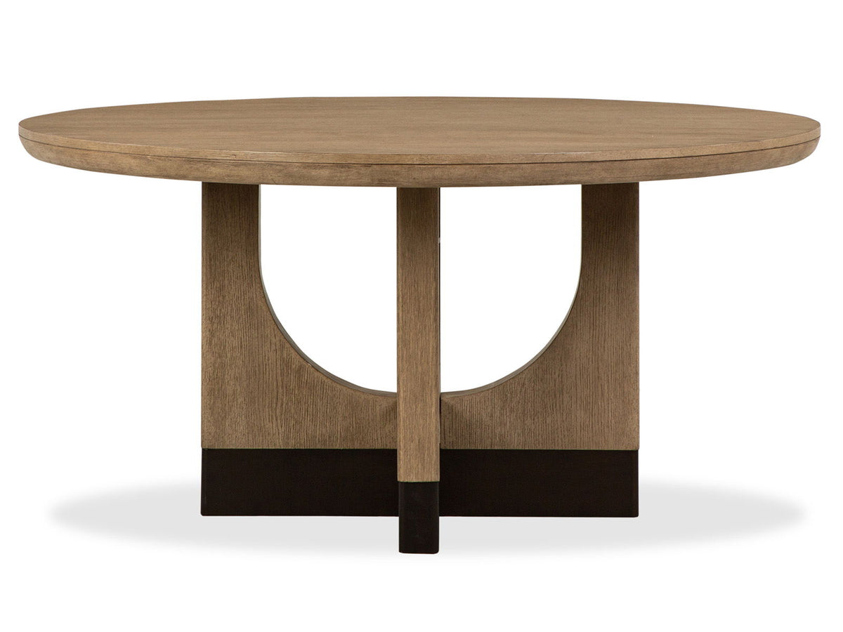 Tristan - 60" Round Dining Table - Swiss Coffee, photo 6 of 7