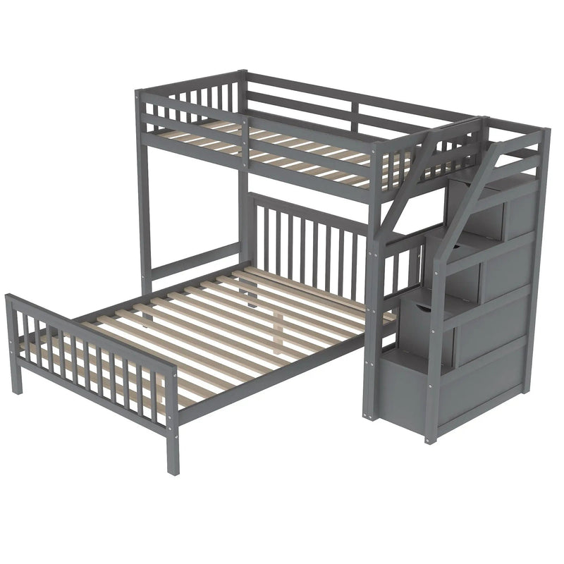 Loft Bed With Staircase And Storage by Unique Piece Furniture