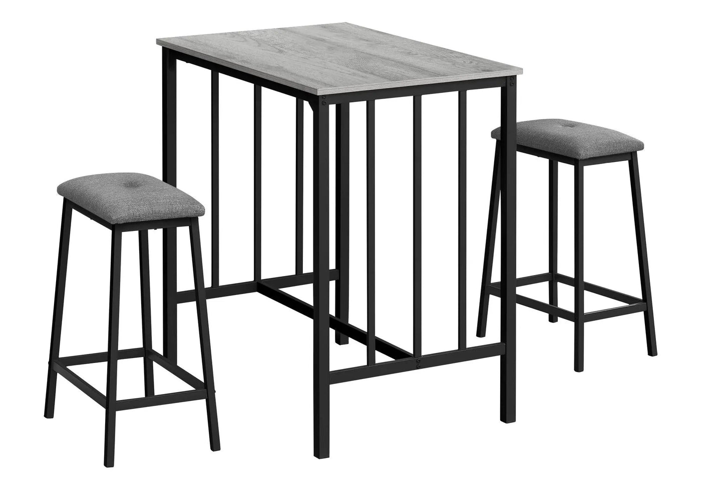 3 Piece Dining Set, Counter Height, Rectangular, Small, Contemporary & Modern by HouseOfZazla