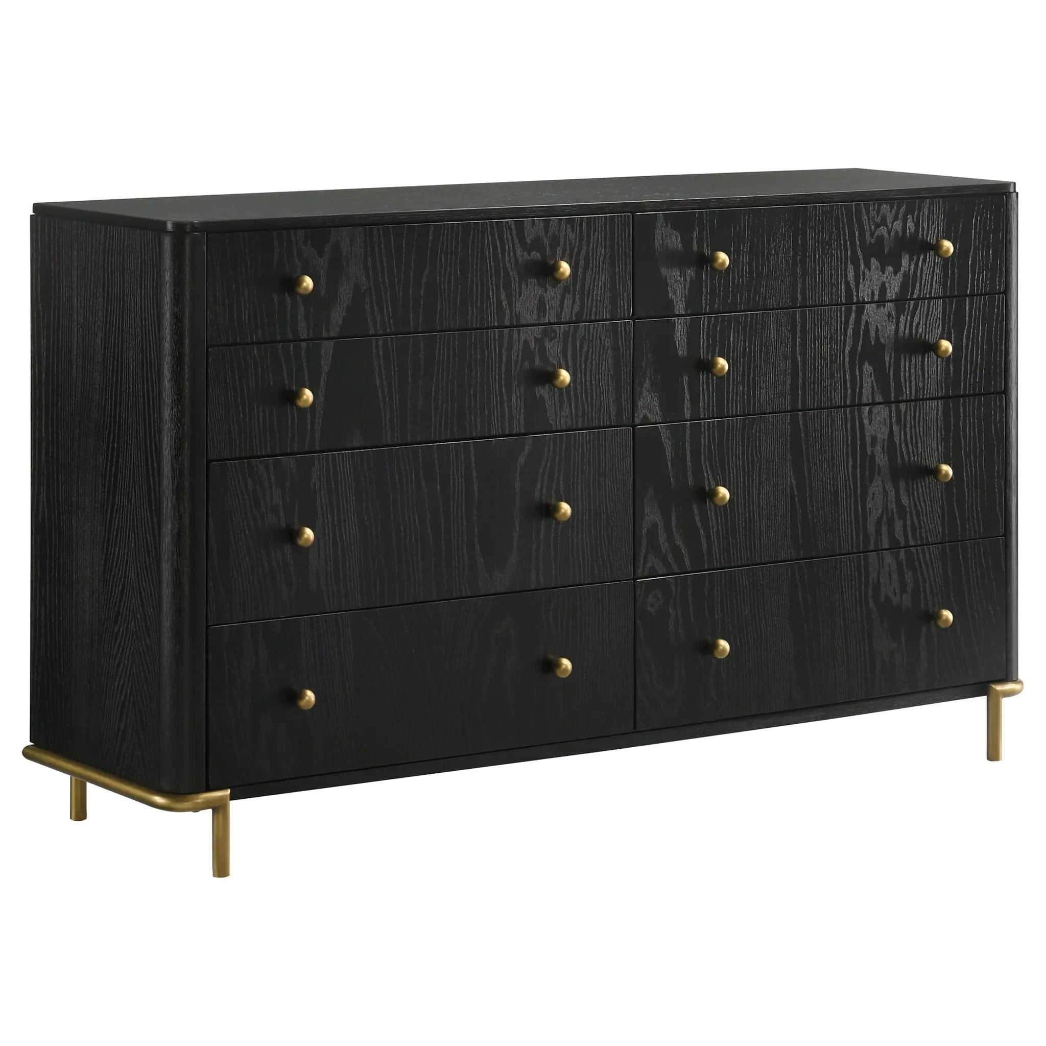 Arini 5-piece Queen Bedroom Set Black and Natural by Unique Piece Furniture
