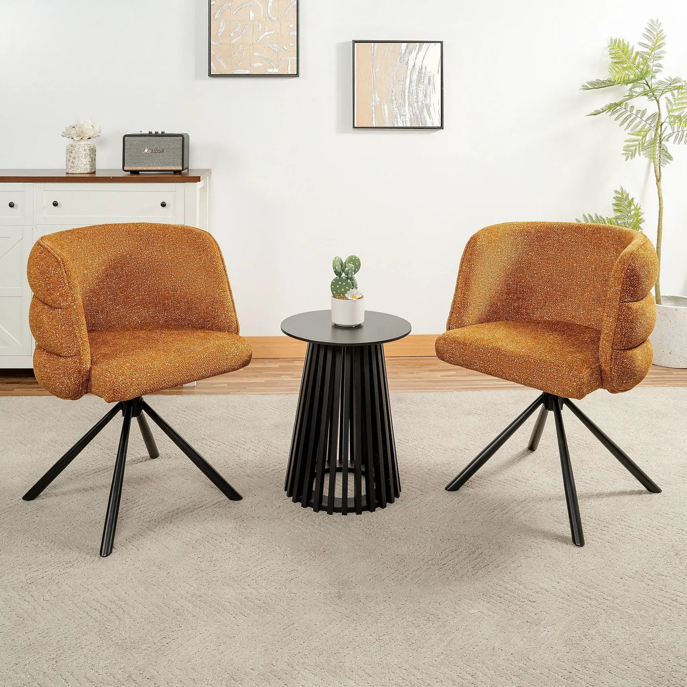 270 Degree Swivel Upholstered Desk Chairs (Set of 2) by HouseOfZazla